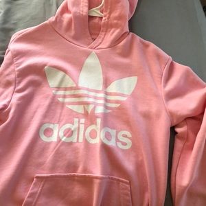 Pink adidas pullover